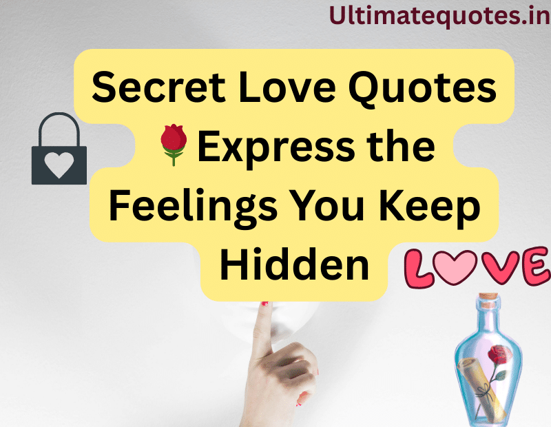 Secret Love Quotes